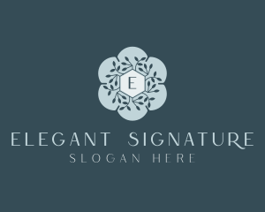 Flower Wreath Boutique logo design