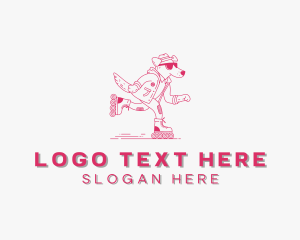 Pet Dog Rollerblade logo