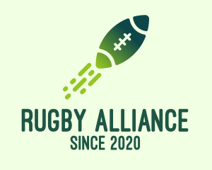 Green Rugby Rocket logo