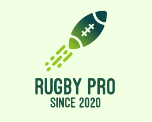 Green Rugby Rocket logo