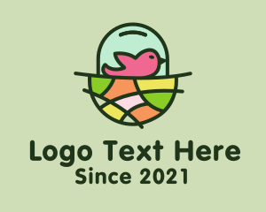 Colorful Bird Nest  logo