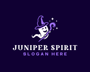 Ghost Mage Magic logo design