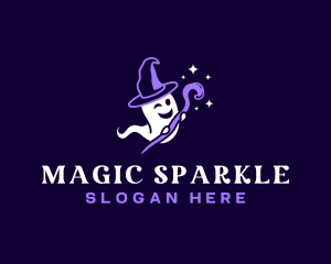 Ghost Mage Magic logo design