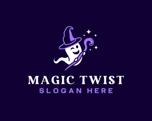 Ghost Mage Magic logo design