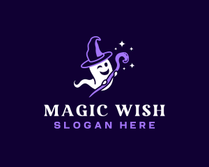 Ghost Mage Magic logo design