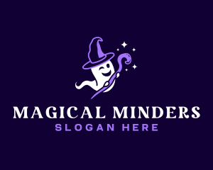 Ghost Mage Magic logo design