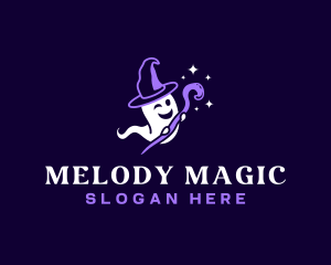 Ghost Mage Magic logo design