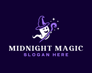 Ghost Mage Magic logo design