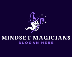 Ghost Mage Magic logo design