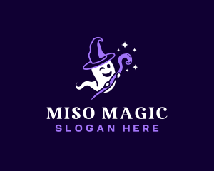 Ghost Mage Magic logo design