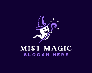 Ghost Mage Magic logo design