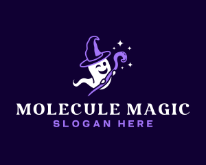 Ghost Mage Magic logo design