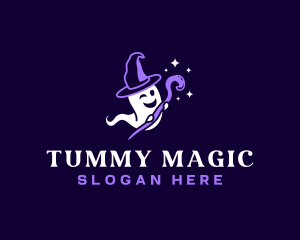 Ghost Mage Magic logo design