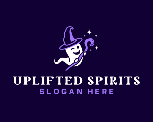 Ghost Mage Magic logo design