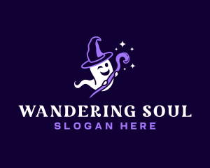 Ghost Mage Magic logo design