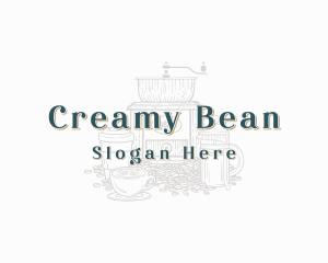 Coffee Bean Cafe Watermark logo design