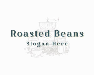 Coffee Bean Cafe Watermark logo design