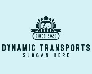 Transport Logistics Trucking logo design