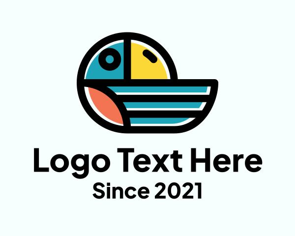 Cheerful logo example 2