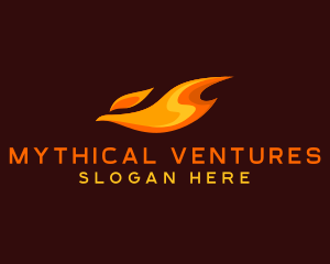 Mythical Fire Bird logo design