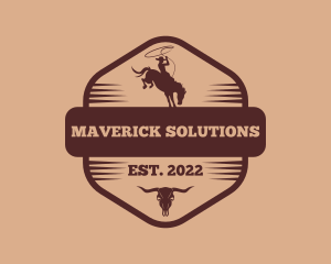 Rustic Western Cowboy logo