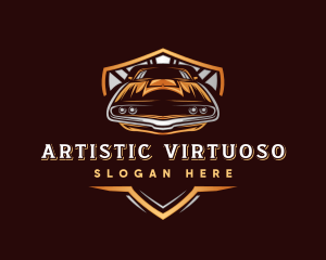 Muscle Car Detailing logo design