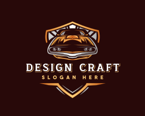 Muscle Car Detailing logo design