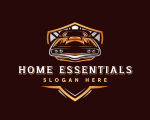 Muscle Car Detailing logo design