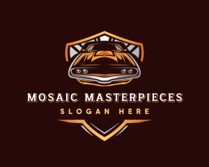 Muscle Car Detailing logo design