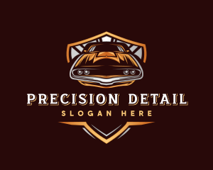 Muscle Car Detailing logo design