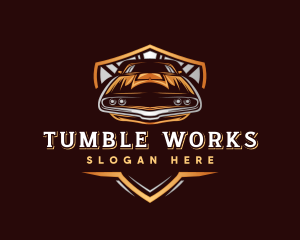 Muscle Car Detailing logo design