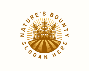 Wheat Agriculture Farming logo