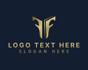 Deluxe Vintage Letter F logo