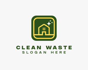 Janitorial Clean Housekeeping  logo design