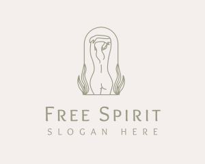 Bohemian Female Body logo design