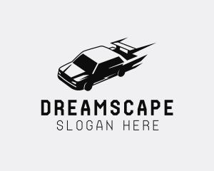 Fast Racing Sports Car  logo design