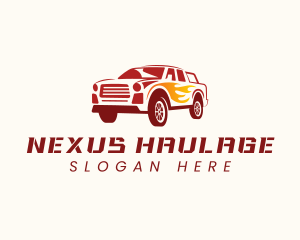 Automotive Pickup Truck logo design