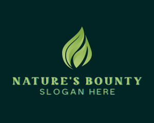 Nature Leaf Botanical logo design