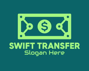 Digital Money Transfer logo design