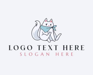 Cute Pet Cat logo