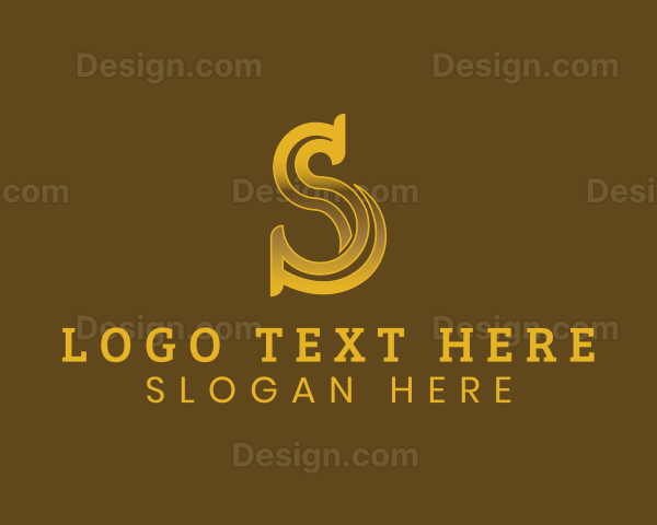 Modern Elegant Marketing Letter S Logo