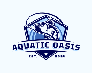 Aquatic Fish Bait  logo design