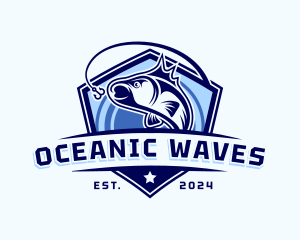Aquatic Fish Bait  logo design