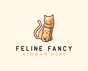 Cute Cat Kitten logo