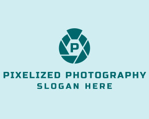 Camera Shutter Photography logo design