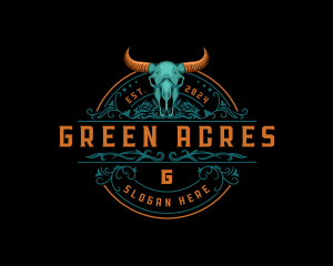 Bull Ranch Steakhouse logo design