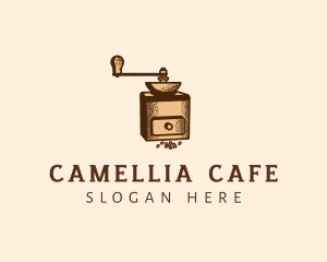 Coffee Grinder Cafe logo design