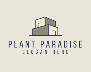 Factory Depot Storage Warehouse logo design