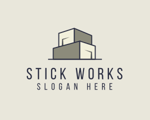 Factory Depot Storage Warehouse logo design