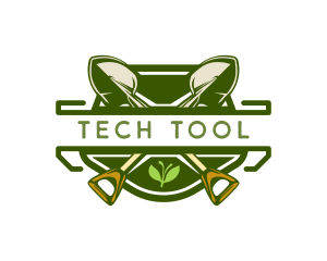 Gardening Shovel Tool logo design